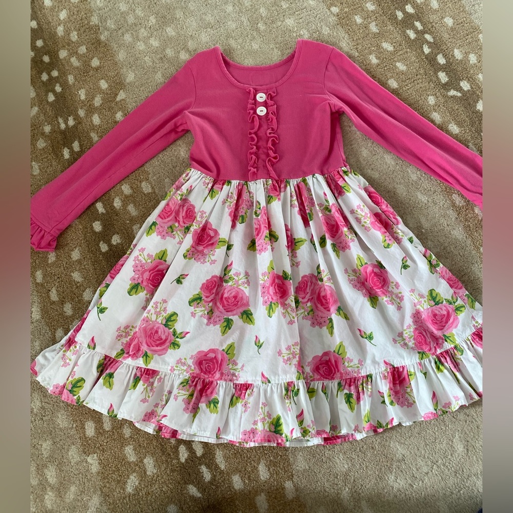 Eleanor Rose Dress, Girls Size 8-10